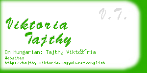 viktoria tajthy business card